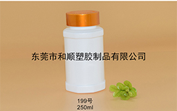 HDPE保健品塑料八角瓶199號250ml